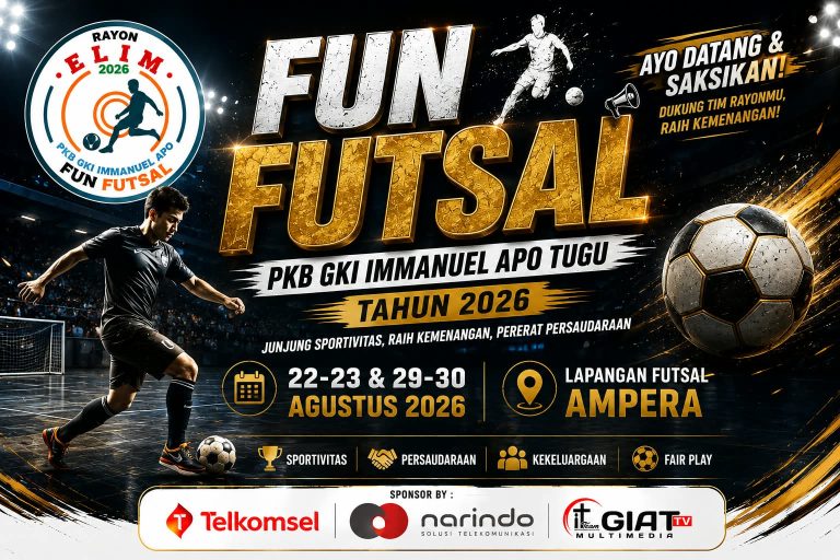Semarakkan HUT ke-38, PKB GKI Immanuel APO Tugu Gelar Fun Futsal 2026