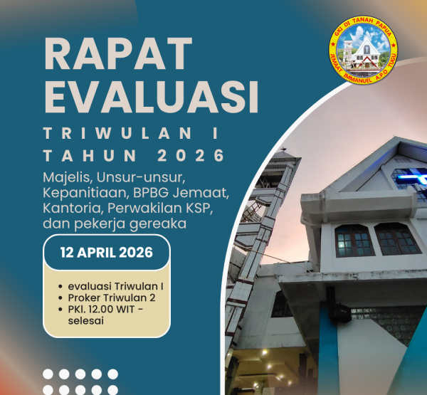 Flayer evaluasi tri wulan i 2026