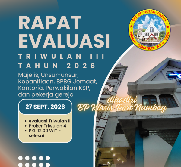 Flayer rapat evaluasi tri 3 pro 4